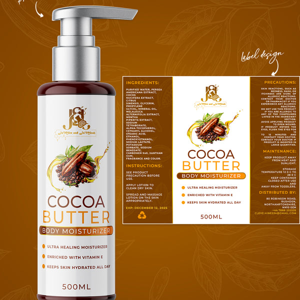 Label and Product Mockup Design