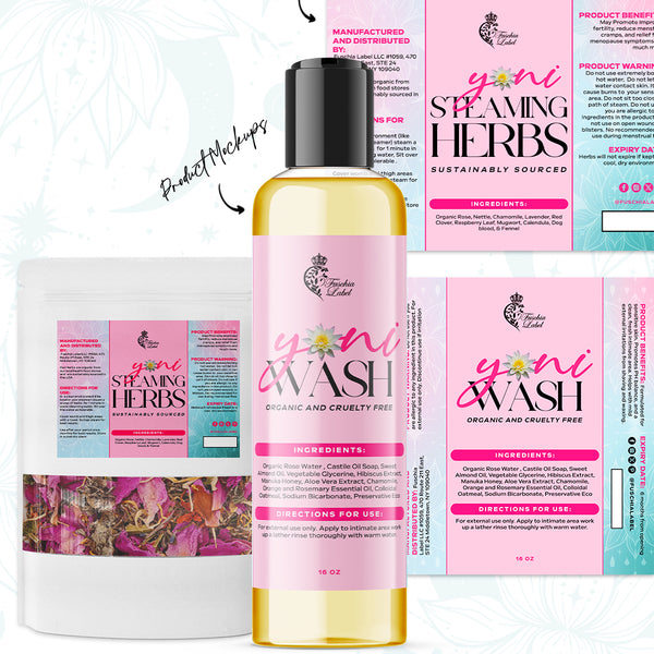Label and Product Mockup Design