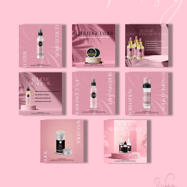 Label and Product Mockup Design
